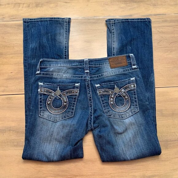 Big Star Maddie Boot Stretch Jean Size 27R Medium Wash - Picture 5 of 11